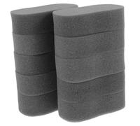 Mipcase Spolverino da Barbiere in Spugna Morbida per Collo, Set da 10 Pezzi, Delicato sulla Pelle Impugnatura Ergonomica, per Saloni di Bellezza e Uso Professionale