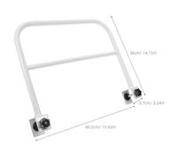 Mipcase Sponda Laterale per Letto per e Anziani Barriera di Sicurezza Rimovibile Bianca 40X30 CM Maniglia di Supporto Protezione Anticaduta per Assistenza Domiciliare e Monitoraggio