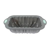 Mipcase Stampo per Plumcake in Silicone Antiaderente 2 Colori Teglia Rettangolare a Forma di Fiore Resistente al Forno e Microonde per Pane Toast e Dolci Fatti in Casa Uso Domestico