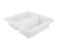 Mipcase Stampo Rettangolare per Mattoni in Cemento 20X10X62 CM Motivo Doppio Quadrato Resistente e Preciso per Pavimentazioni Esterne Aree Verdi e Decorazioni da Esterno