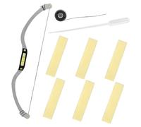 Mipcase Strumento Sopracciglia con Righello Sagomato Forma di in Lega di Alluminio Resistente e Pratico per Trucco e Tatuaggi Cosmetici Guida Precisa per Sopracciglia Sempre