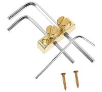 Mipcase Supporto Chiavi per Chitarra e Basso Fissaggio Resistente per Ponte Tremolo Kit Luthier con Portachiavi Stabile e Facile da Installare Colore Oro