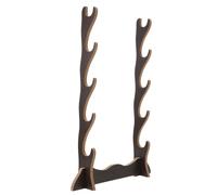 Mipcase Supporto per Bacchette di Batteria in Legno Multistrato, Espositore da Terra e Scrivania 5 Livelli, Organizer per Bacchette e Mazzuole, Accessori per Percussioni per Musicisti