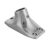 Mipcase Supporto per Bandiera in Acciaio Inossidabile Lucidato a Specchio da 25Mm Base Robusta per Asta Bandiera Nautico Resistente alle Intemperie Staffa Angolata per Montaggio su