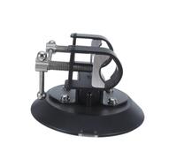 Mipcase Supporto per Bandiera Ventosa Potente, Base in Metallo e Gomma Adatta a Pali da 0,83 a 1,4 Pollici per Attività Outdoor come Campeggio e Offroad