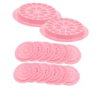 Mipcase Supporto per Extension Ciglia e Pallet Porta-innesti 100 Pezzi Plastica Rosa Scanalature Antiasciugatura per Uso Professionale e Fai da Te