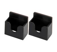 Mipcase Supporto per Microfono Radio Cb e Ganci per Microfono da Auto, Clip Adesiva Stabile in Plastica Resistente, Set 2 Pezzi per Radioamatori e Uso Veicolare