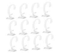 Mipcase Supporto Per Orologio a Forma Di c Trasparente in Plastica, Set Da 12 Pezzi, Espositori Per Orologi Da Uomo e Donna, Porta Orologi Protettivo Per Vetrine e Banconi