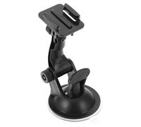Mipcase Supporto Ventosa per Telecamera per Auto, Car Interior Dash Cam Mount in ABS Nero, Base a Ventosa Sicura, per Installazione sul Parabrezza