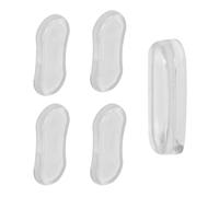 Mipcase Tamponi Adesivi per Wc 5 Pezzi, Guarnizioni Antiscivolo in Silicone Trasparente, Cuscinetti Ammortizzanti per Copriwater Silenziosi, Protezione Antiurto per Bagno Quotidiano