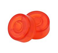 Mipcase Tappi Pedali Per Effetti Chitarra in Plastica Arancione Rosso, Coppia 2 Pezzi, Copripedali Leggeri e Compatti, Accessori Protezione Pedale Effetto Per Strumenti Musicali