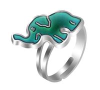 Mipcase Termocromico Animale Per Donna Creativo Cambia Colore Calore Decorazione Falange Regolabile