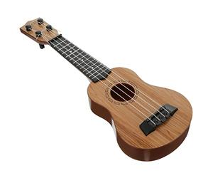 Mipcase Ukulele Giocattolo in Plastica per Ragazzo Ragazza Principianti, Resistente e Levigato, Design Unico e Colorato, Strumento Musicale come Regalo per Appassionati Colore Casuale