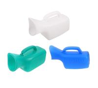 Mipcase Urinatoio Femminile Portatile in Plastica da 1l 3 Pezzi, Antigoccia di Perdite, per Ospedali e Viaggi in Auto Riutilizzabile