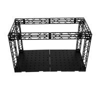 Mipcase Vetrina per Action Figure e Bambole Piattaforma per Palcoscenico Supporto Modulare da Tavolo per Esposizione e Archiviazione Base per Miniature e Contenitore per Collezionisti