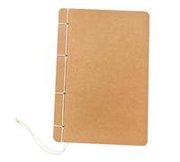 Mipcase Vintage in Carta Kraft Fatta Mano Notebook Blank per Appunti Taccuino Disegni e Sketch Creativi Carta Bianco Wood - per Scuola e Ufficio
