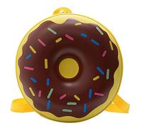 Mipcase Zaino Per Bambini Unisex a Forma Di Ciambella, Borsa Portaoggetti Portatile Gialla, Zainetto Creativo Per Scuola, Viaggi e