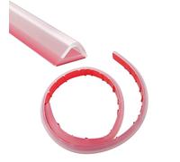 MIPIACE 1M Barriera Doccia Ferma Acqua 28.9 * 14MM Autoadesiva Silicone Doccia per Barriera Stop Pieghevole Bagno Acqua Barriera Acqua Soglia Striscia di Ritenzione per Protezione Lavandino