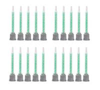 MIPIACE 20 ugelli per miscelatori statici per colla da 2 K, in resina epossidica, ugello di miscelazione statica 1:1, ugelli di miscelazione per colla in plastica, colla bicomponente, 2 K