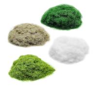 MIPIACE 4 PCS Erba Modellismo 3.0 mm Mini Erba Statica per Modellismo con 4 Colori per Modellismos Fai da Te Tavolo con Sabbia Modello in Miniatura Paesaggi Piante Artificiali Paesaggi (1Pezzo 30g)