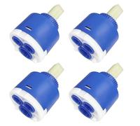 MIPIACE 4 Pezzi Cartuccia Rubinetto Miscelatore 35mm Cartuccia in Ceramica per Rubinetto Resistente Resistente All'usura Essere Faucet Cartridge per Miscelatore Miscelatore Bidet Doccia Vasca Bagno