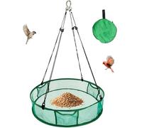 MIPIACE 50.8cm x 10cm Vassoio Raccogli Semi Uccelli Appendere Vassoio per Mangiatoia Per Uccelli Mangiatoie per Uccelli in Rete Rotonde Mangiatoia per Uccelli per Balcone Terrazza Giardino Fattoria