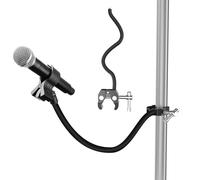 Mippko Supporto per microfono a collo di cigno, braccio flessibile regolabile da 50 cm, morsetto per microfono con morsetto da 3/8"-16 a 5/8"-27, compatibile con Shure/Fifine/AT2020/Pyle/Blue