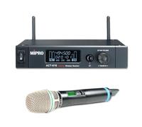 MIPRO Ricevitore a 1 canale ACT-616 494-542 MHz con trasmettitore manuale microfono