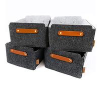 Miqio Set di 4 Scatole DarkGrey Piccolo