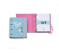 Miquelrius 14894 - Cartella con blocco a 4 anelli, 35 mm, Best Friends Jordi Labanda