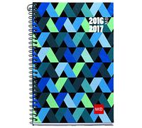 Miquelrius 27089 Agenda scolastica, 117 x 174 mm, vista settimanale, tema "origami" in catalano