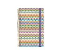 Miquelrius - Agenda 2025, Agenda annuale 117 x 182 mm, Agenda giorno pagina, copertina in cartone foderato plastificato, spirale, chiusura elastica, carta 80 g/m², spagnolo, inglese e portoghese,