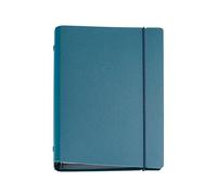 Miquelrius - Agenda 2026 settimana vista con anelli ricaricabile, pianificazione settimanale, formato A5 esteso (155 x 213 mm), copertina in poliuretano rigido, carta 80 g/m², CAT-EN-PT, blu