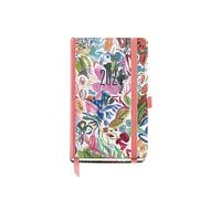 Miquelrius - Agenda annuale 2024, giorno pagina, dimensioni passport 90 x 140 mm, copertina rigida, rilegatura cucita, chiusura con gomma, spagnolo, inglese e portoghese, acquerello con stampa blu