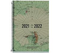 Miquelrius - Agenda scolastica 2021-2022, dimensione attiva 11,7 x 17,4 cm, giorno pagina, Recycled Map, lingua spagnola