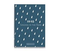 MIQUELRIUS - Agenda Settembre 2022 giugno 2023 - Giorno Pagina - Dimensione Attiva 11,7 x 17,4 cm - Bilingue: spagnolo, inglese - School - Blu Luvia