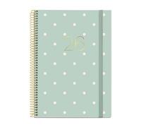 Miquelrius - Agenda settimanale vista 2026, Similar A5+ (155 x 213 mm), pianificazione settimanale, copertina rigida cartone, spirale, chiusura elastica, carta 80 g/m², CAT-EN-PT, polka dots