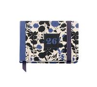 Miquelrius - Agenda settimanale vista 2026, tasca tascabile (105 x 74 mm), pianificazione settimanale, copertina rigida cartone, spirale, chiusura elastica, carta 80 g/m², ES-EN-PT, Black&Blue