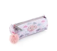 Miquelrius - Astuccio portapenne piccolo, materiale riciclato, dimensioni 200 x 60 x 65 mm, chiusura lampo, design nuvole