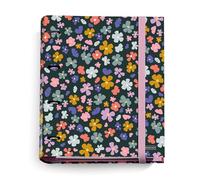 Miquelrius - Carpeblock, 4 file D-Ring con 100 fogli di griglia 5x5mm Refill in 4 diversi colori per lo smistamento, copertine rigide, cartella A4 con chiusura in gomma