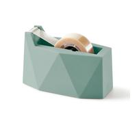 Miquelrius - Dispenser per nastro adesivo, Dispenser per nastro adesivo per ufficio e bricolage, Supporto stabile e design compatto, Ideale per nastro adesivo e nastro Washi, Supporto per nastro verde