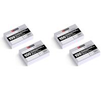 Miquelrius - Flashcards, Schede di studio, 200 flash cards a righe per appunti, Formato 95 x 65 mm, Cartoncino 200 g/m², Materiale scolastico e da ufficio per il ritorno a scuola (Confezione da 2)