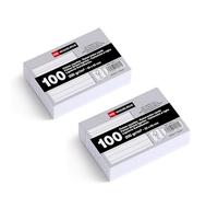 Miquelrius - Flashcards, Schede di studio, 200 flash cards a righe per appunti, Formato 95 x 65 mm, Cartoncino 200 g/m², Materiale scolastico e da ufficio per il ritorno a scuola