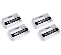 Miquelrius - Flashcards, Schede di studio, 200 flash cards lisce bianco, Formato 150 x 200 mm, Cartoncino 200 g/m², Materiale scolastico e da ufficio per il ritorno a scuola (Confezione da 2)