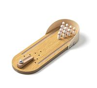 Miquelrius - Gioco da tavolo Bowling, Pista di legno, da 1 a 4 giocatori, Età 6+ anni