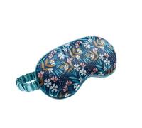 Miquelrius - Maschera da notte in raso ultra morbido, comoda per viaggi in aereo, design elegante con elastico foderato, taglia unica, scelta regalo, Flowers