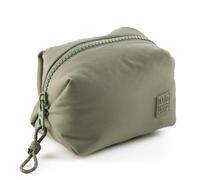 Miquelrius - Mini beauty case, astuccio per cosmetici, trucco o accessori, modello imbottito impermeabile, trousse compatta da viaggio, leggero e resistente,11 x 8 x 8 cm, Kaki