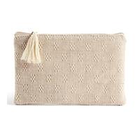 Miquelrius Miquelrius - Trousse piatta unisex, 1 scomparto, misura 220 x 140 x 10 mm, lino Miquelius, tela piatta, 1 scomparto, dimensioni 220 x 140 x 10 mm, lino