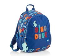 Miquelrius Mochila Doble Reciclada Dino Dude, Zaino Unisex-Bambini e Ragazzi, Blu, M