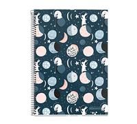 Miquelrius Notebook, Griglia 4X4 Mm con Margine, Formato Folio, 80 Fogli 70 G, Coniglietto Spaziale